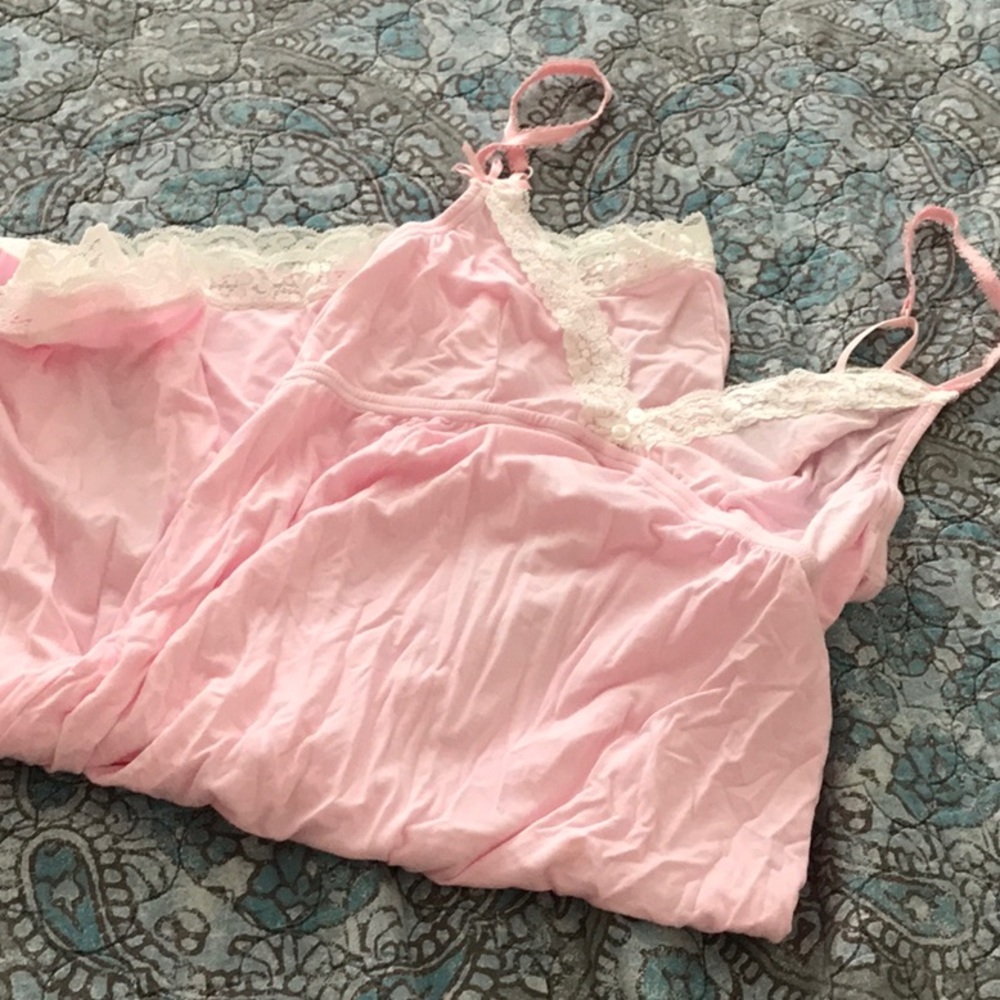 MARIE BELLA Flora Chemise | Light Pink